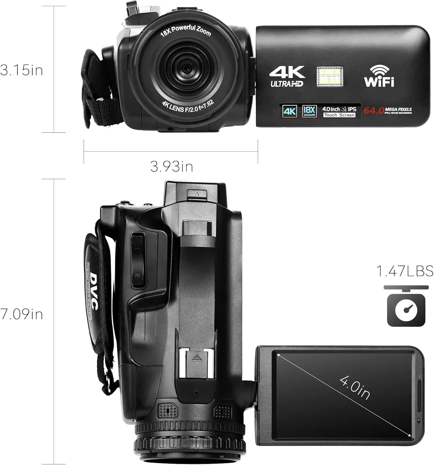 UHD 4k Video Camera Camcorder