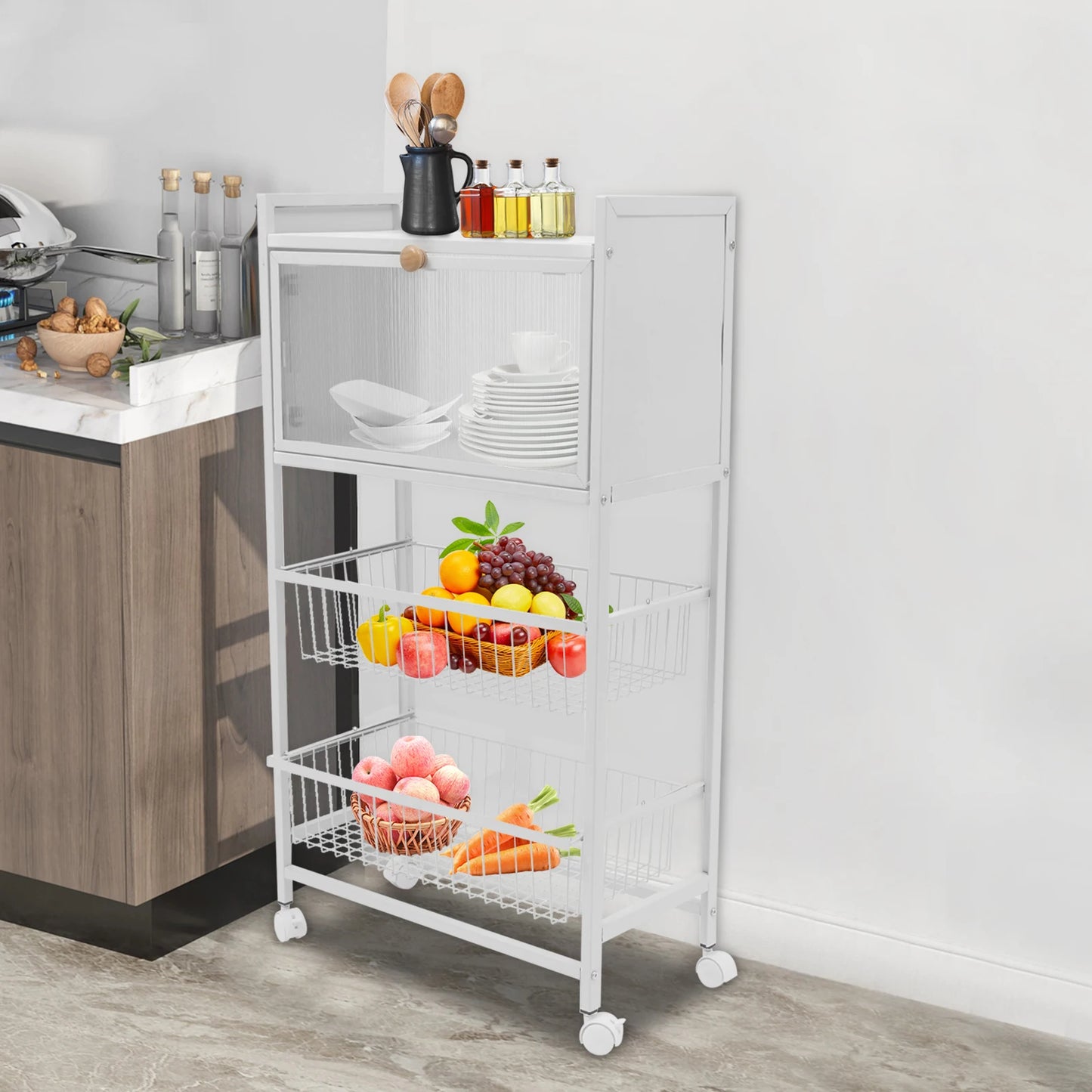 4-Storey Kitchen Storage Rack