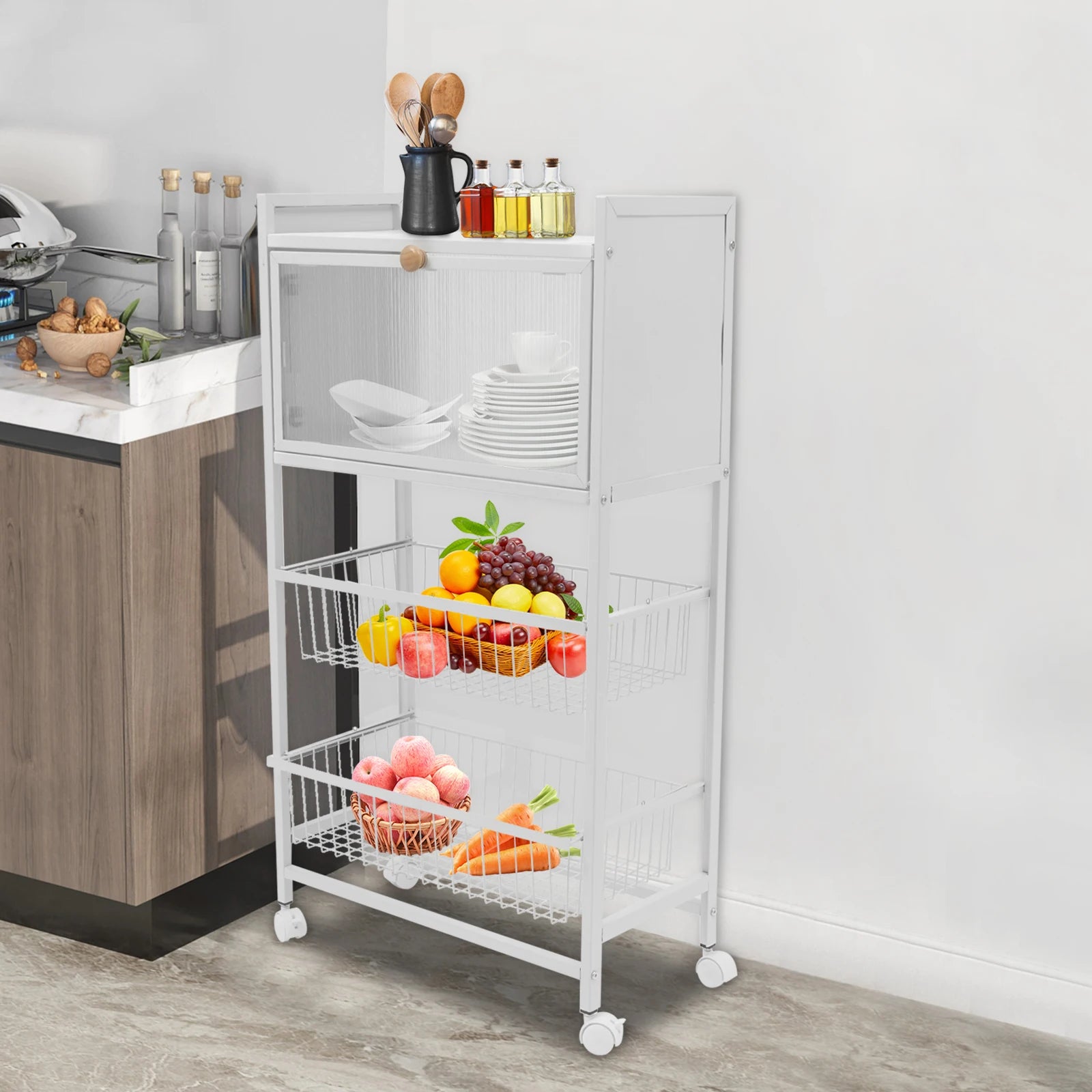 4-Storey Kitchen Storage Rack