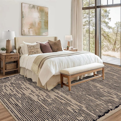 Modern Stripe Area Rug For Any Space