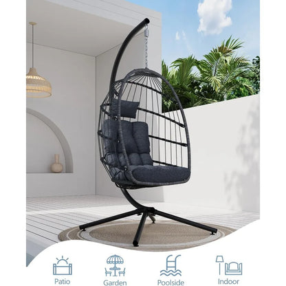 Outdoor/Indoor Hanging Egg Swing Chair