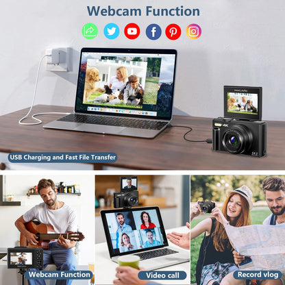 4K Compact Digital Photography Camera