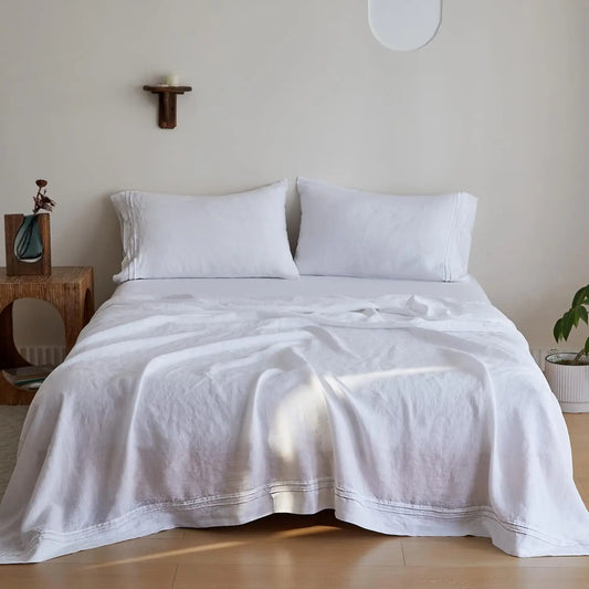 Simple & Opulence Linen Sheet Set