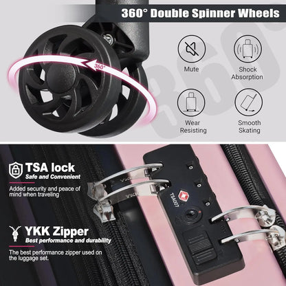 3-Piece Luggage Set Lightweight