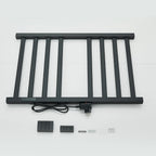 Black Bathroom Electric Heated Towel Rack