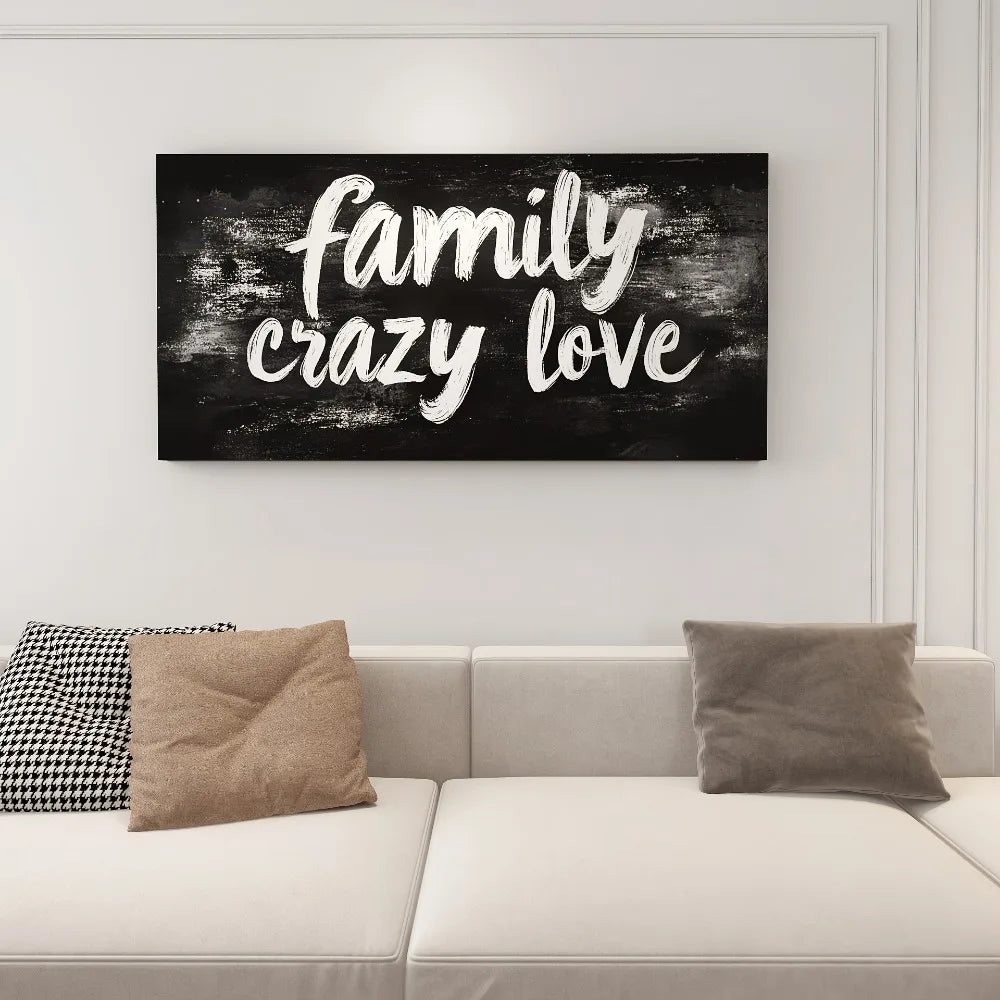 Home Crazy Love Canvas Art