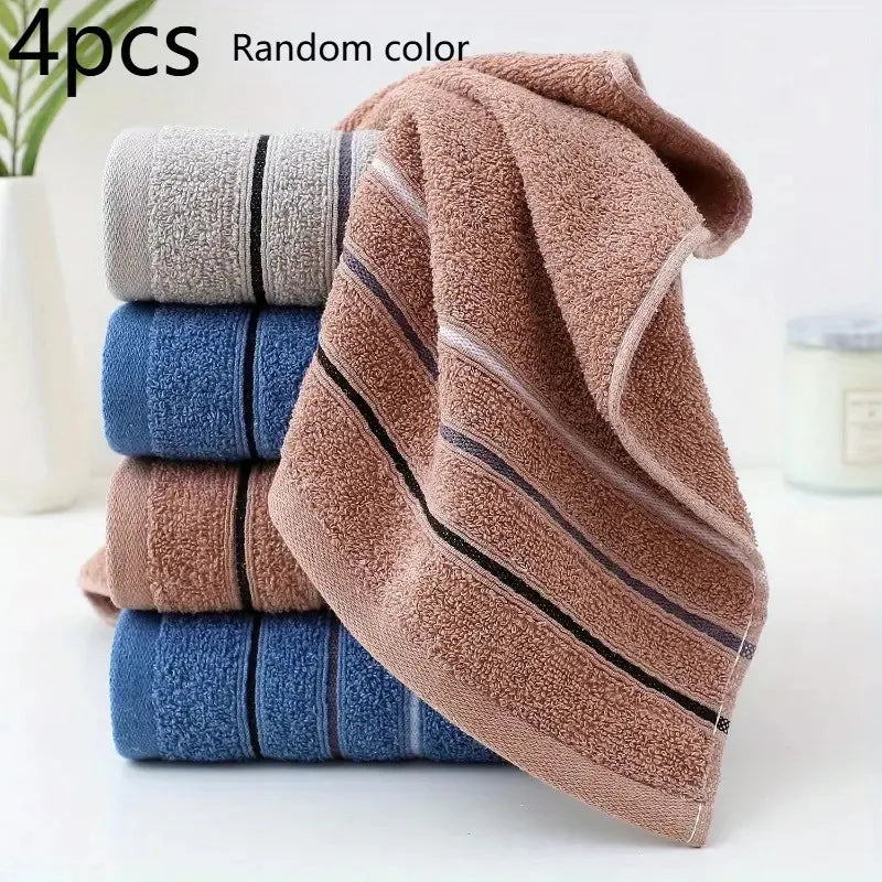 Various Colors Plush Cotton Towel Set