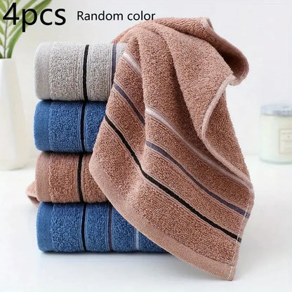 Various Colors Plush Cotton Towel Set
