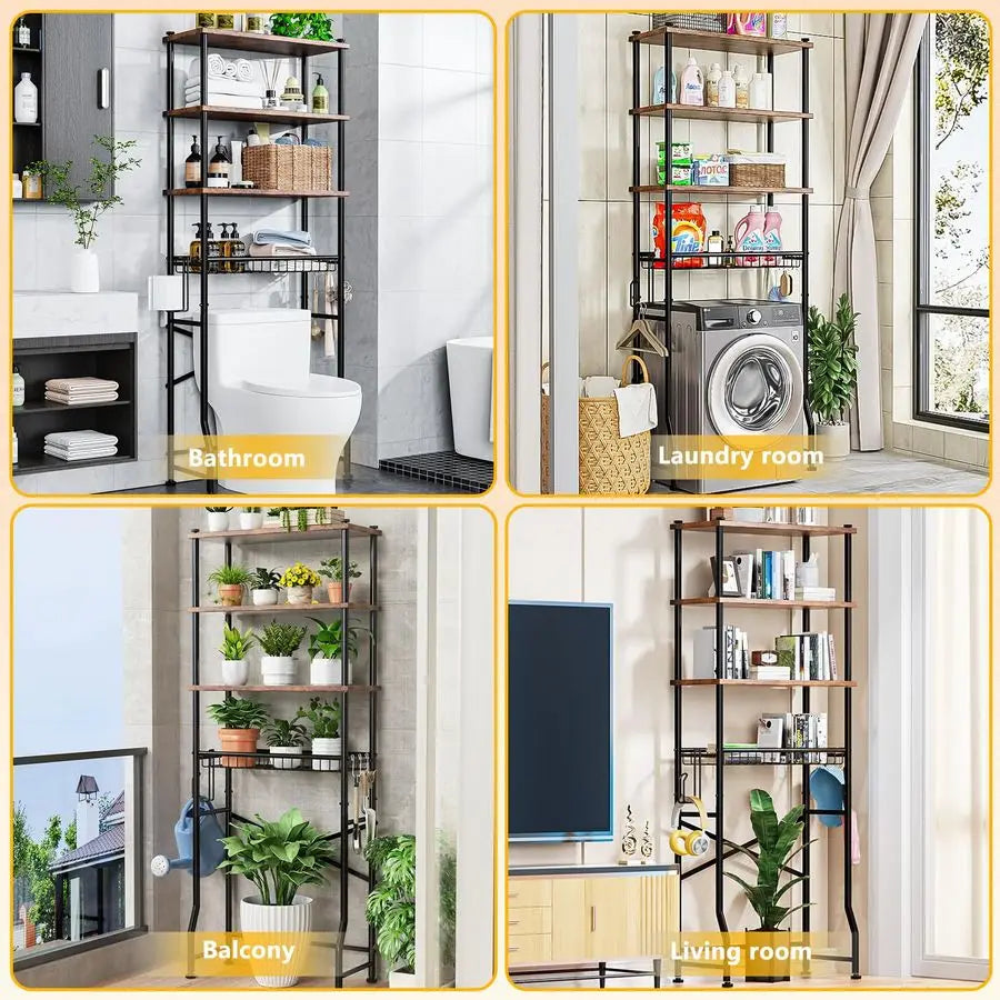 Over Toilet Organizer Cabinet Rack And Storage