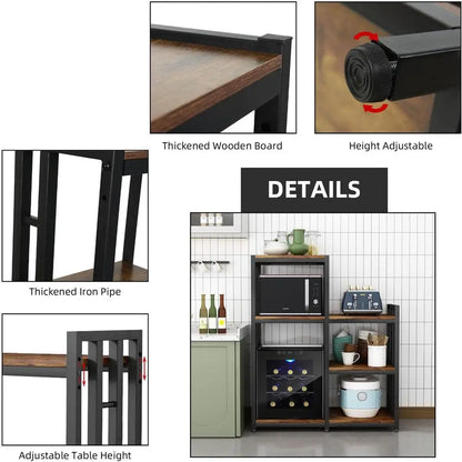 Kitchen Storage Shelf Bakers Rack