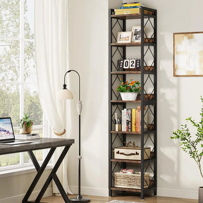 7 Tier Bookcase For Small Spaces